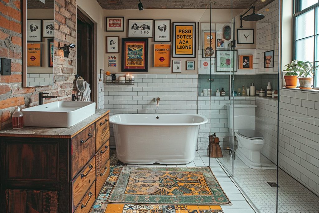 Idées pour décorer les murs de vos toilettes