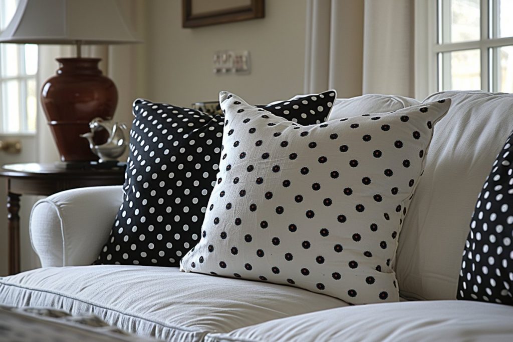 Polka Dot Passion&nbsp;: intégrer ce motif élégant dans votre décoration intérieure