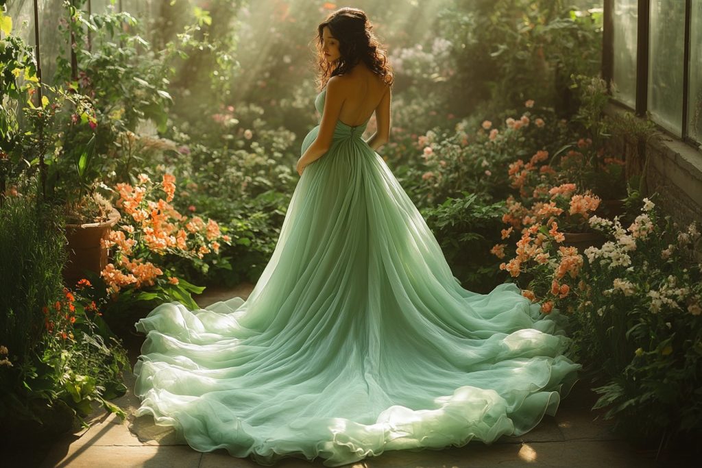 Les secrets d’une apparition élégante : la robe vert d’eau pour un style inoubliable