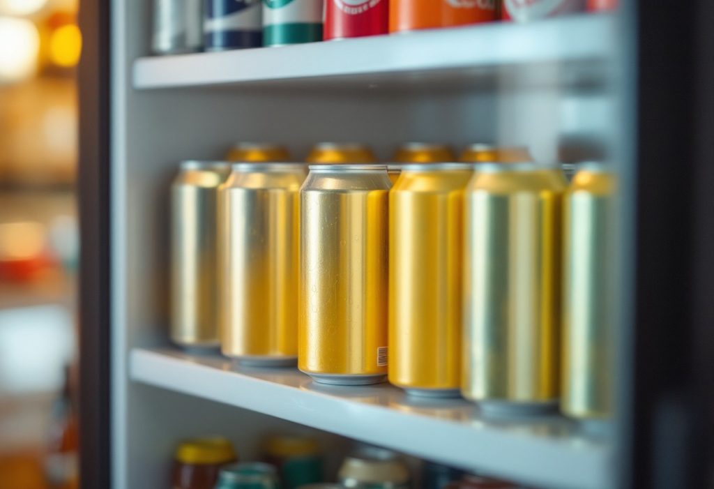 Optimiser le rangement des canettes dans votre frigo : solutions pratiques