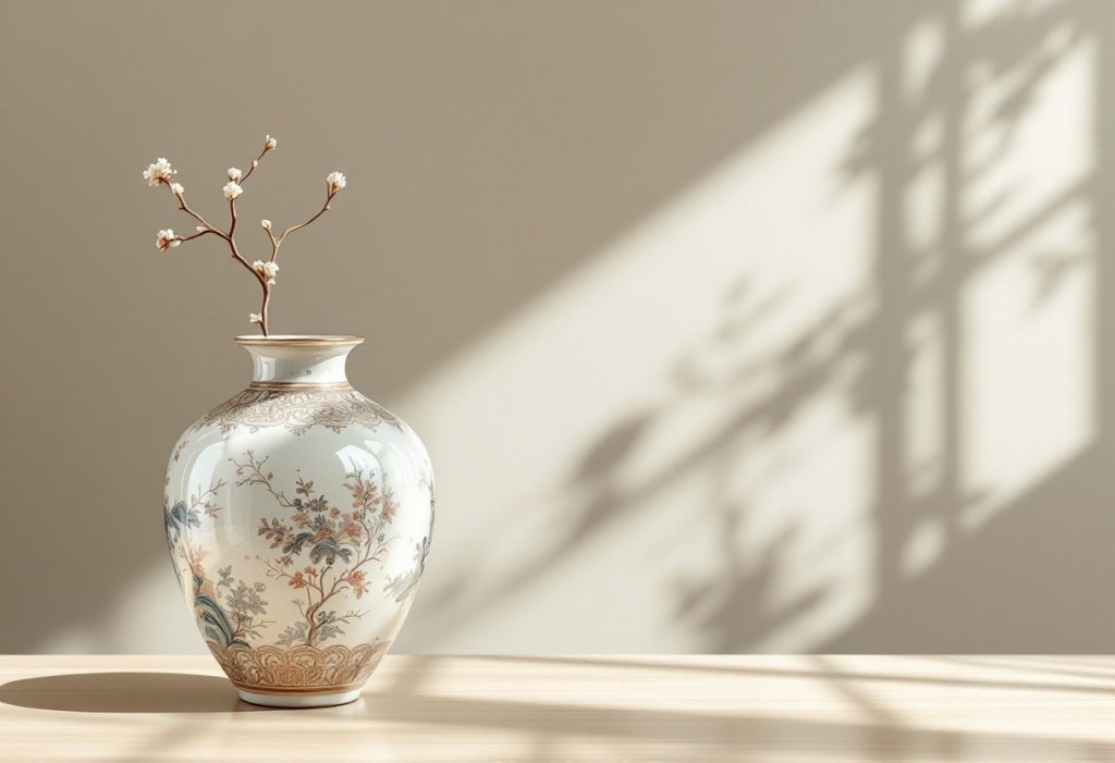 L’élégance du vase japonais dans un intérieur minimaliste