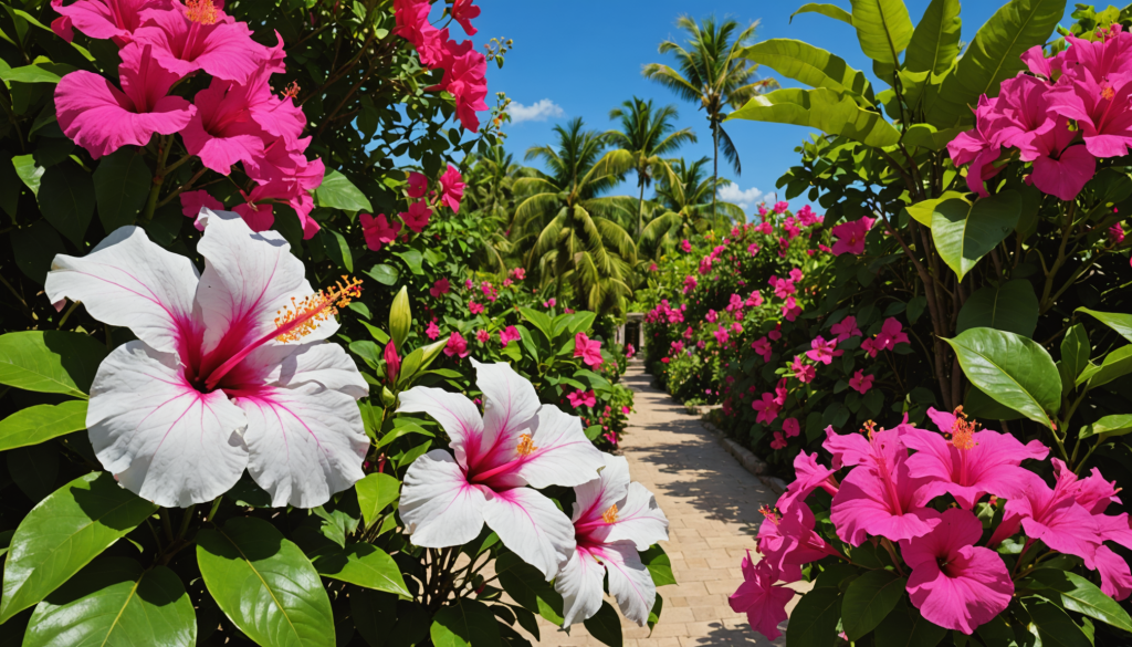 Fleurs locales et inspirations déco en République dominicaine