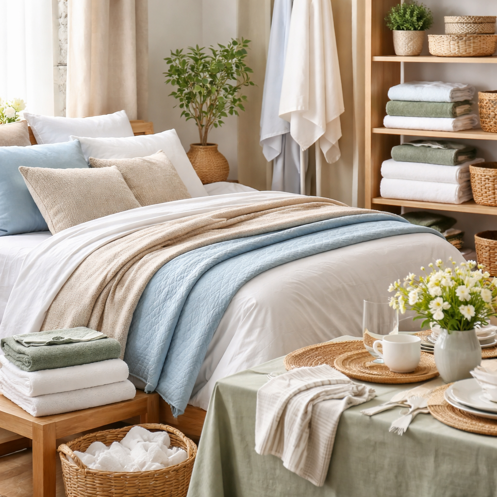 Le linge de maison au cœur du confort quotidien