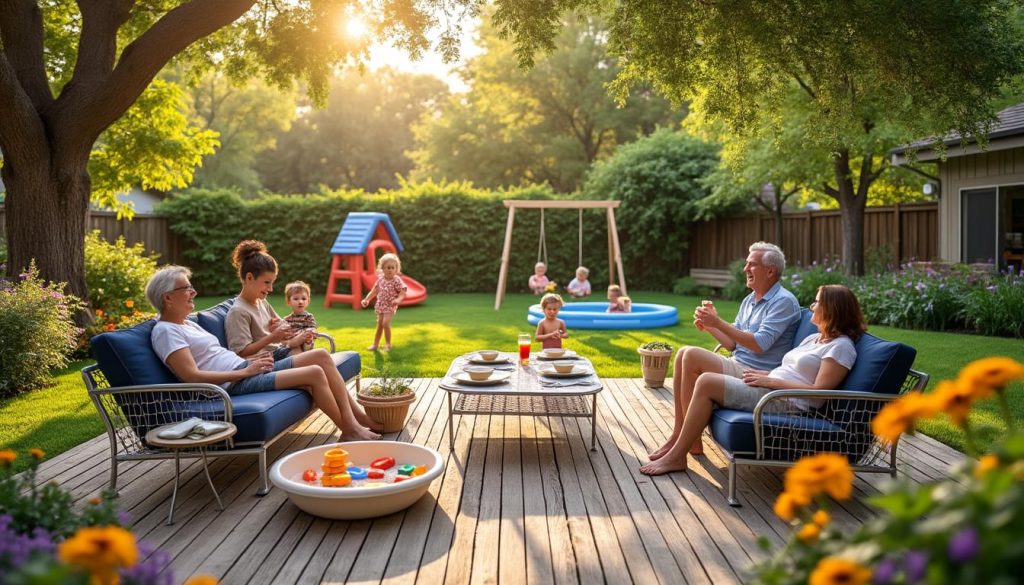Créer un extérieur accueillant pour toute la famille