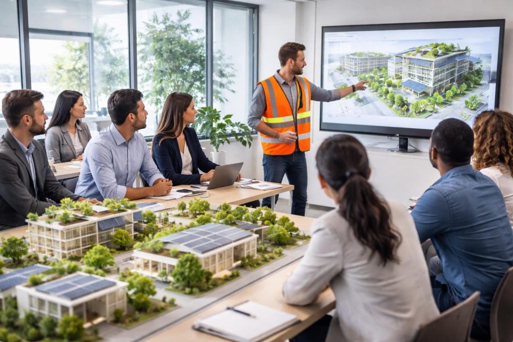 Bouygues Construction forme les architectes aux normes RSE des bâtiments tertiaires