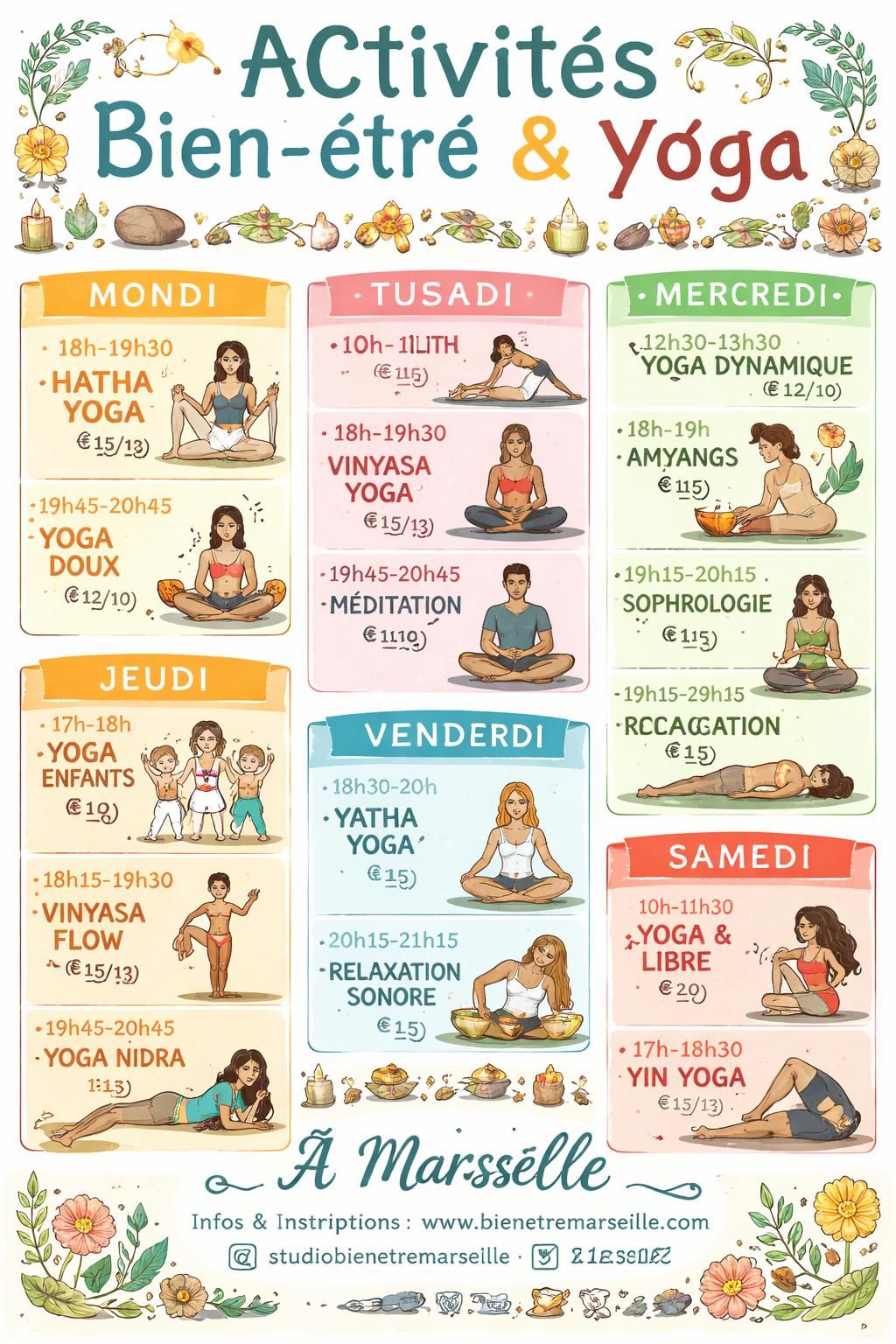 découvrez comment économiser sur vos activités bien-être à marseille grâce à des cours de yoga gratuits et des ateliers municipaux accessibles à tous.