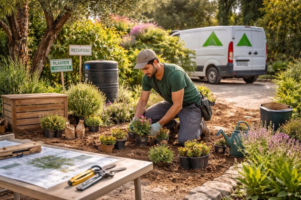 Lancer son activité paysagiste à Marseille avec les labels Ecopaysage, les formations CAPA et Leroy Merlin