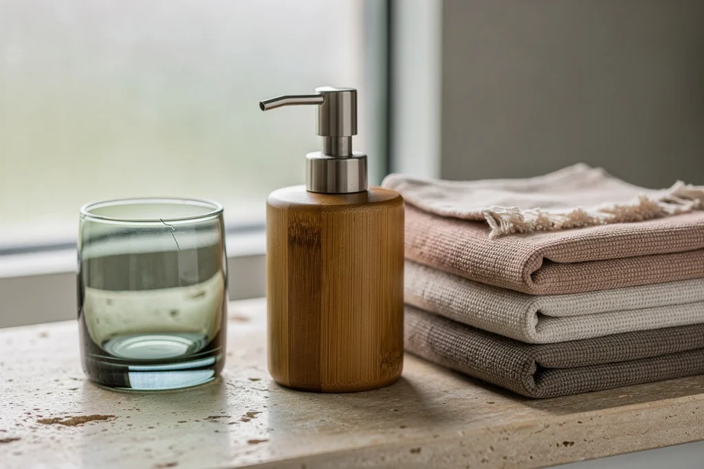 Accessoires de salle de bain qui allient style et écologie : transformer son espace avec élégance