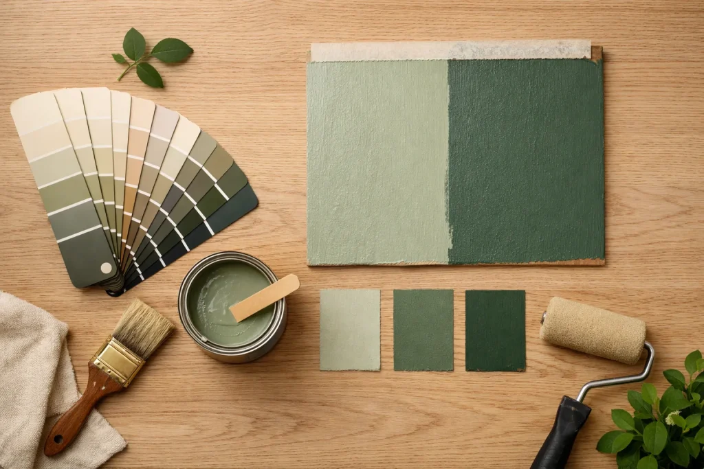 Pourquoi une couleur de mur change entre le nuancier et le mur