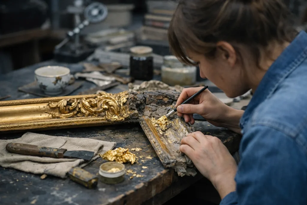 Chiner un objet ancien : ce qui se restaure, ce qui ne se rattrape pas