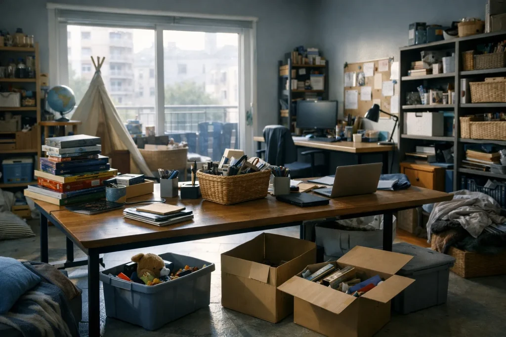 Ranger une pièce sans la vider de ce qui fait son décor