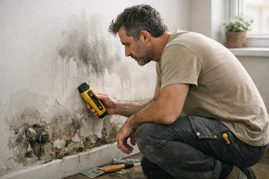 Remontées, condensation, infiltration : trois humidités à distinguer