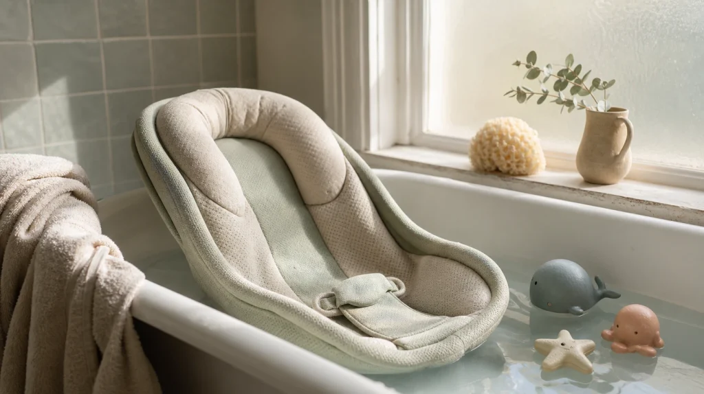 L’heure du bain bébé : choisir le bon équipement pour maintenir bébé confortablement assis